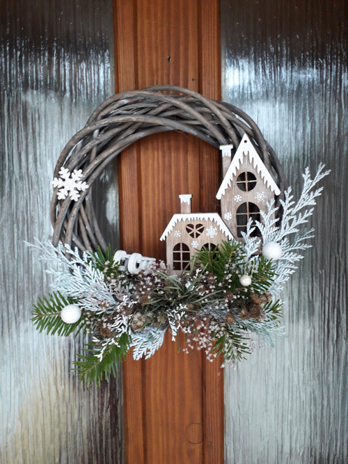 vánoční věnec na dveře ruzovy vrch